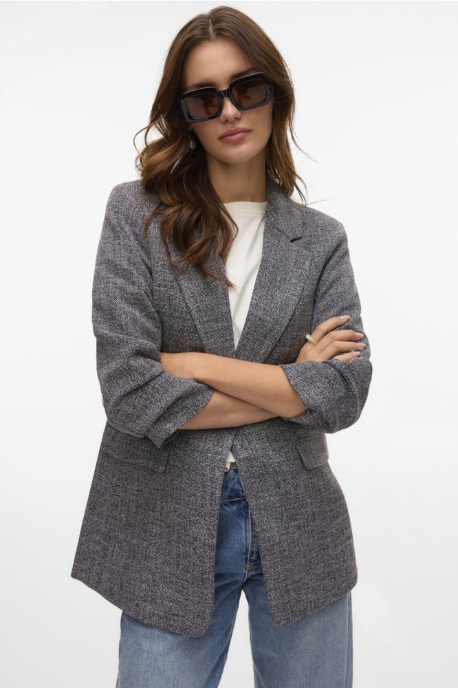 VMFRIDA 3/4 REGULAR BLAZER NOOS 10306404 BLACK/SALT AND PEPPER